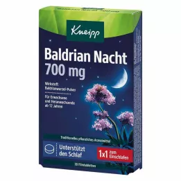 KNEIPP Valerian Night 700 mg kalvopäällysteiset tabletit, 30 kapselia