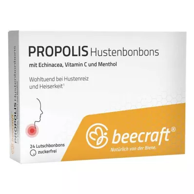 BEECRAFT Propolis yskänkaramellit, 24 kpl BEECRAFT Propolis yskänkaramellit, 24 kpl