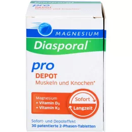 MAGNESIUM DIASPORAL pro D3+K2 DEPOT Muscle+Kno.Tab, 30 kpl