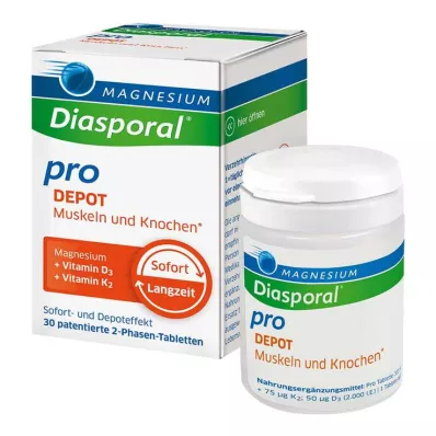 Magnesium Diasporal pro D3 + K2 Depot Muscle + Bone tabletit, 30 kpl Magnesium Diasporal pro D3 + K2 Depot Muscle + Bone tabletit, 30 kpl