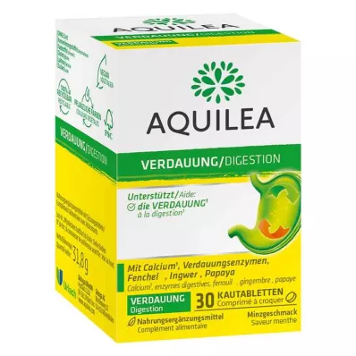 AQUILEA Digestion purutabletit, 30 kpl AQUILEA Digestion purutabletit, 30 kpl