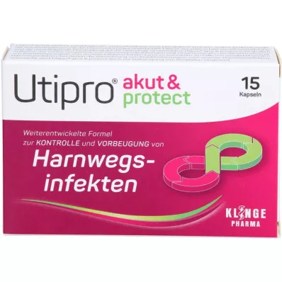 UTIPRO akuutti &amp; suojaa kovia kapseleita, 15 kpl