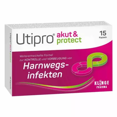 UTIPRO akuutti &amp; suojaa kovia kapseleita, 15 kpl