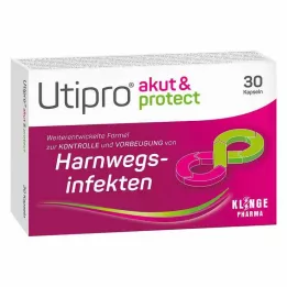 UTIPRO akuutti &amp; suojaa kovia kapseleita, 30 kpl