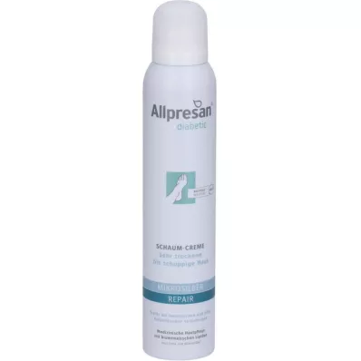 ALLPRESAN diabeettinen Microsilver+Repair-vaahtovoide, 200 ml