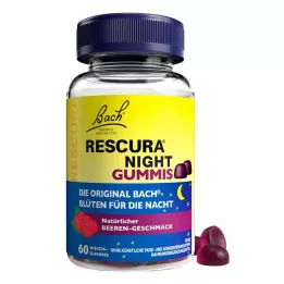 BACHBLÜTEN Original Rescura Night Gummies Berry, 60 kpl
