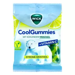 WICK CoolGummies sitruuna mentoli, 90 g