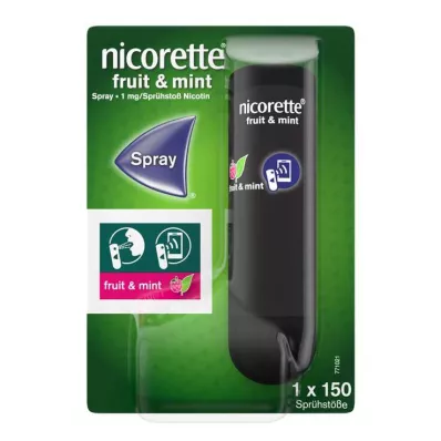 Nicorette Fruit &amp; Mint Spray 1 mg / spray Nfc, 1 kpl