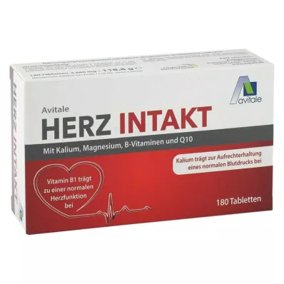 HERZ INTAKT kalium+magnesium+B-vitamiinit tbl, 180 kpl HERZ INTAKT kalium+magnesium+B-vitamiinit tbl, 180 kpl