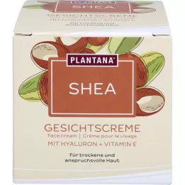 PLANTANA Shea Face Cream Hyaluron &amp; E-vitamiini, 50 ml