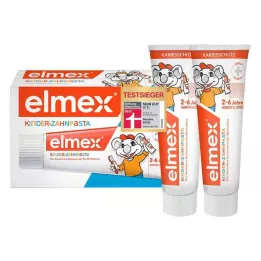 ELMEX Lasten hammastahna 2-6-vuotiaat Duo Pack, 2X50 ml