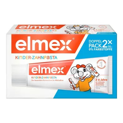 Elmex lasten hammastahna 2 - 6 vuotta duo pack, 2x50 ml