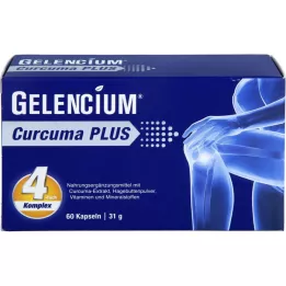 GELENCIUM Curcuma Plus Korkea annos C-vitamiinikapseleita, 60 kapselia