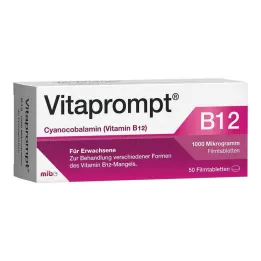 VITAPROMPT 1000 mikrogramman kalvopäällysteiset tabletit, 50 kpl