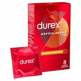 DUREX Sensitive XXL Kondomit, 8 kpl