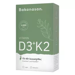 BAKANASAN D3+K2-vitamiinikapselit, 60 kapselia