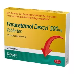 PARACETAMOL Dexcel 500 mg tabletit, 20 kpl