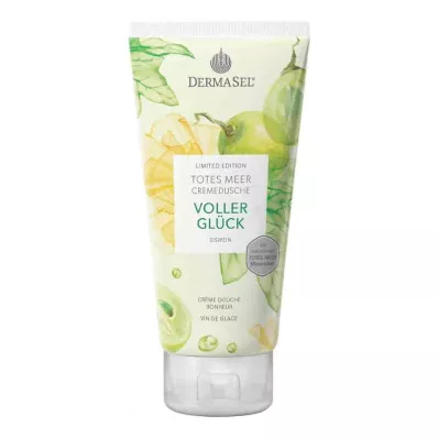 Dermasel Dead Sea Cream -suihku täynnä onnea jääviiniä (200 ml)
