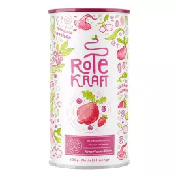 ROTE KRAFT Kurkuma+Maca+Acai+Proteiini vegaanijauhe, 600 g