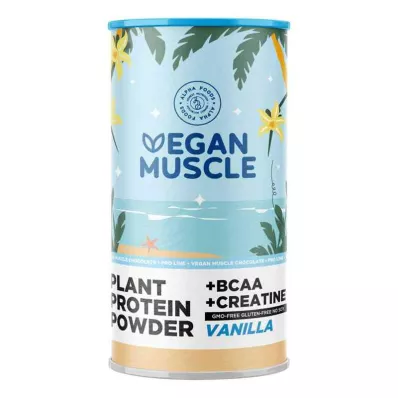 Vegan Muscle Protein Vanilla Protein + kreatiinijauhe (600 g)