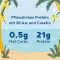 Vegan Muscle Protein Vanilla Protein + kreatiinijauhe (600 g)
