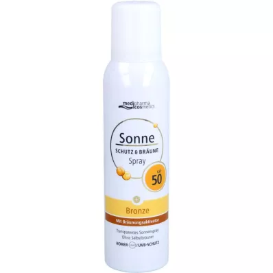 SONNE SCHUTZ &amp; Rusketussuihke pronssia LSF 50, 150 ml