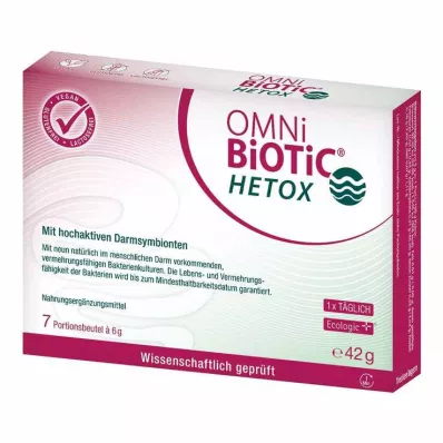 Omni Biotic Hetox -jauhepussi, 7X6 g