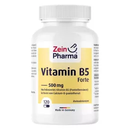 VITAMIN B5 PANTOTHENSÄURE 500 mg kapselit, 120 kpl