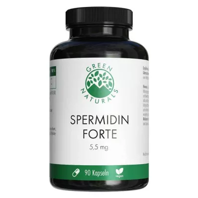 Green Naturals Spermidine Forte 5,5 mg vegaaniset kapselit, 90 kpl