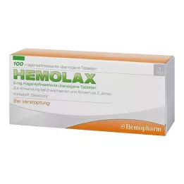 HEMOLAX 5 mg enteropäällysteiset tabletit, 100 kpl