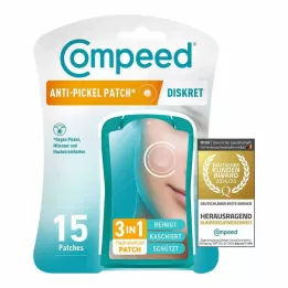 COMPEED Huomaamaton näppylöitä ehkäisevä laastari, 15 kpl