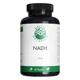 GREEN NATURALS NADH vegaaniset ja korkea-annoksiset kapselit, 60 kpl