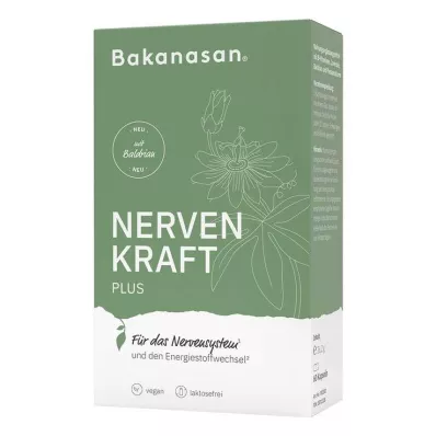 BAKANASAN Nerve Power Plus -kapselit, 60 kapselia