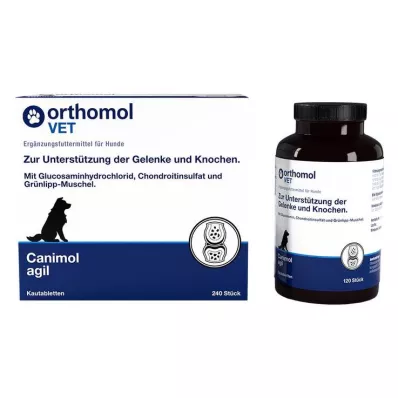 ORTHOMOL VET Canimol agil purutabletit koirille, 240 kpl