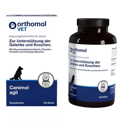 ORTHOMOL VET Canimol agil purutabletit koirille, 120 kpl